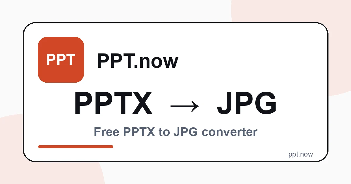 Convertir PPTX a JPG Online Gratis